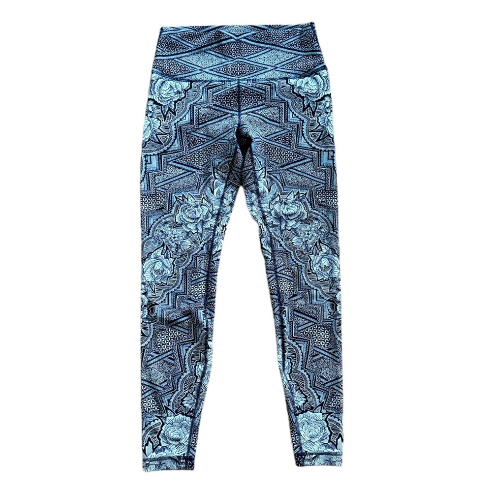 Lululemon High Waist Full Length Floral Leggings